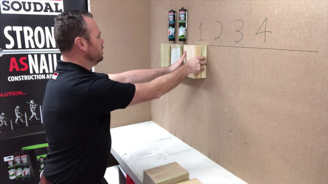 Test 1 Construction Adhesives That Claim To Have High Grab Compared To Soudal Strong As Nails