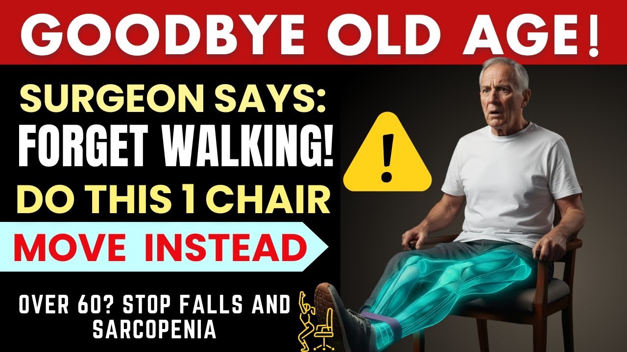 The 5 Chair Exercises Orthopedic Surgeons Prescribe Over 60 (Ditch the 10K Steps?)
