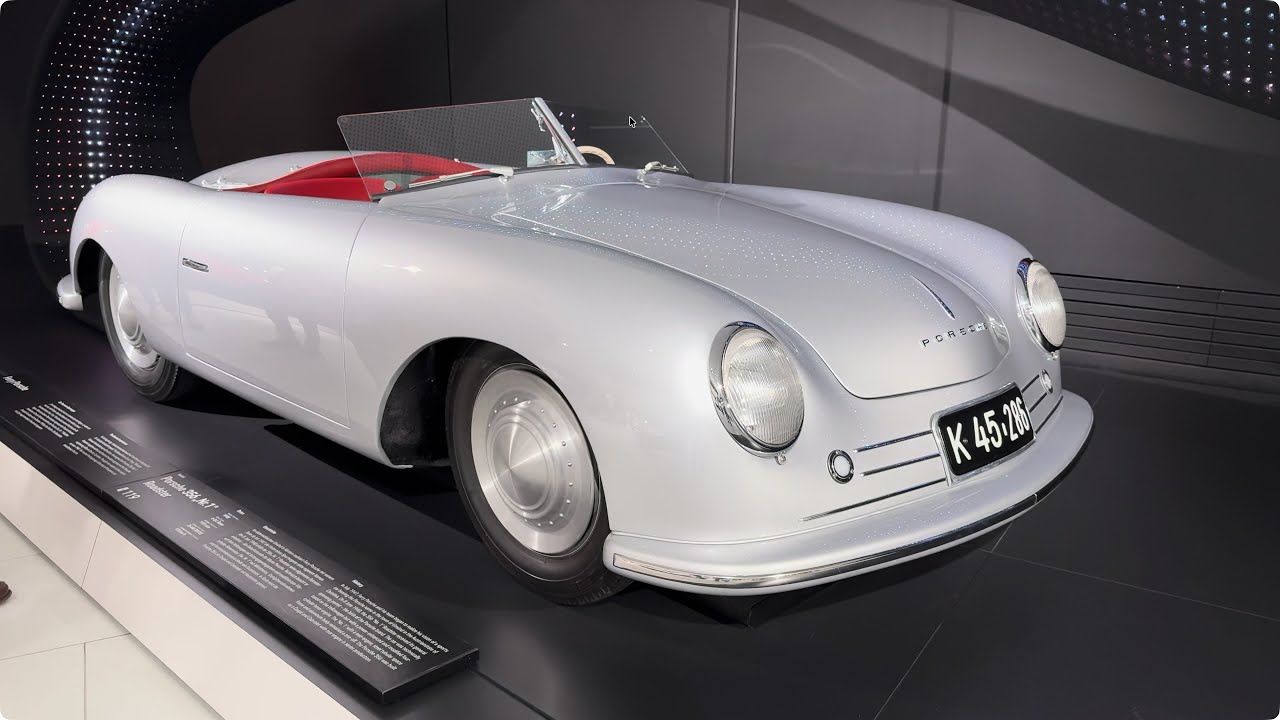 Porsche museum in Stuttgart, Germany