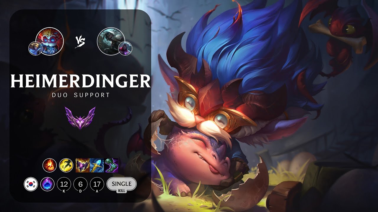 Heimerdinger Support vs Senna - KR Master Patch 14.1