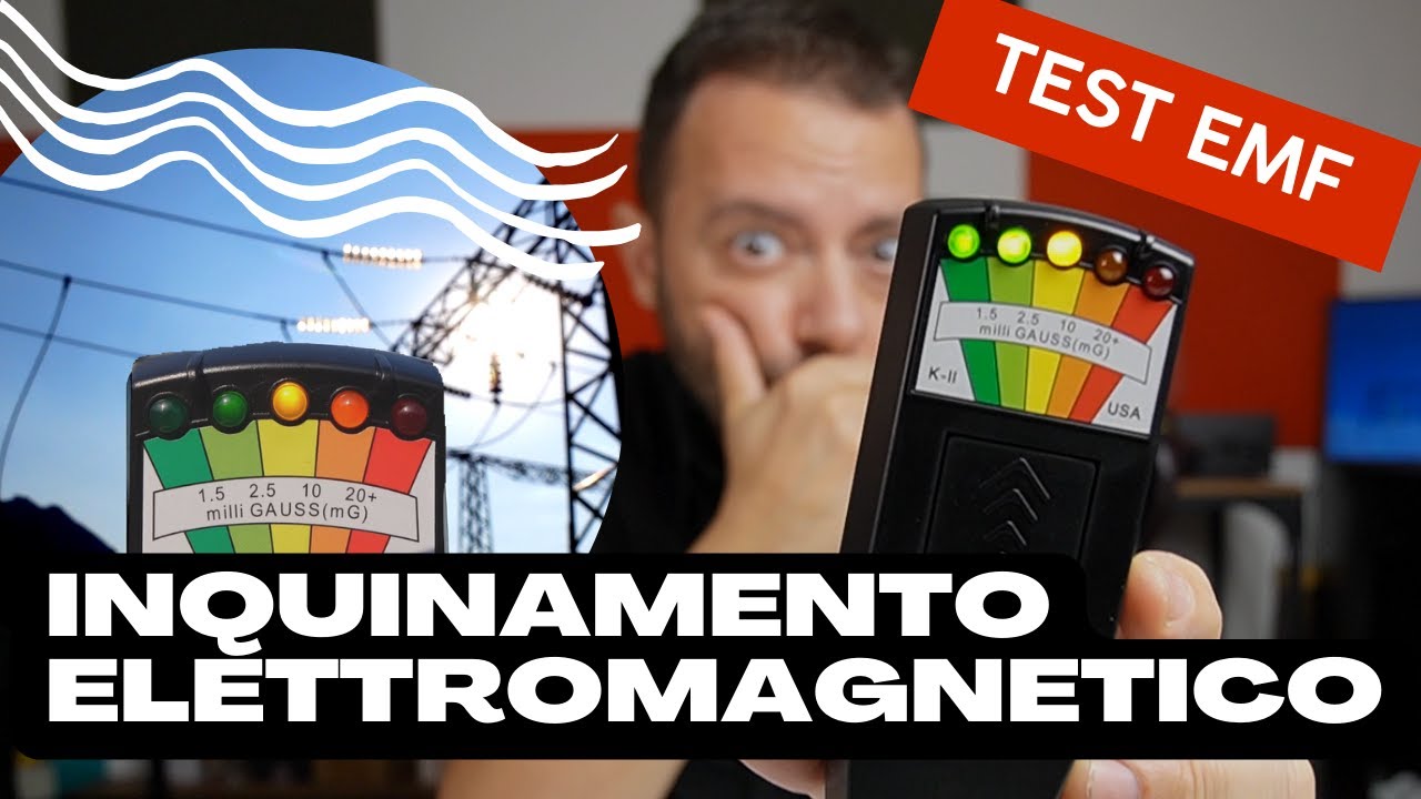 INQUINAMENTO ELETTROMAGNETICO | Elettrosmog - Uso un apparecchio che misura l'EMF in casa e fuori