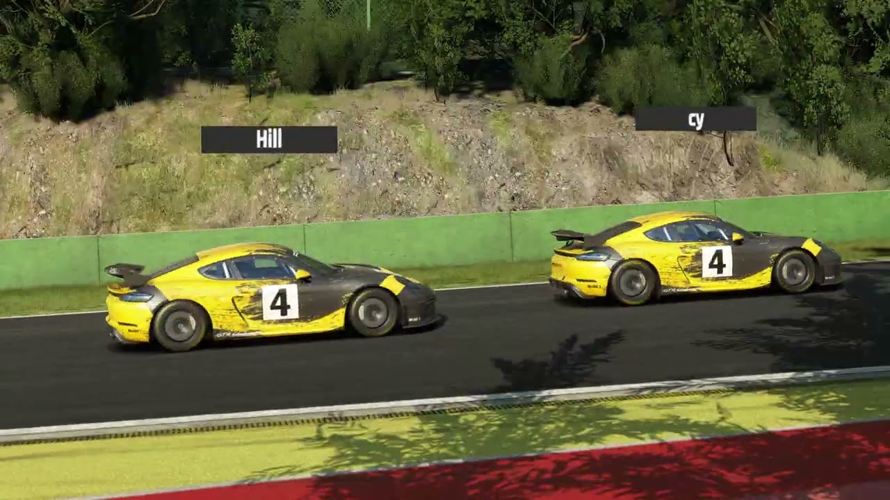 Assetto Corsa EVO 0.5.2| Spa GP Qualifying Replay | Porsche 718 Cayman GT4 Clubsport | R12 V2