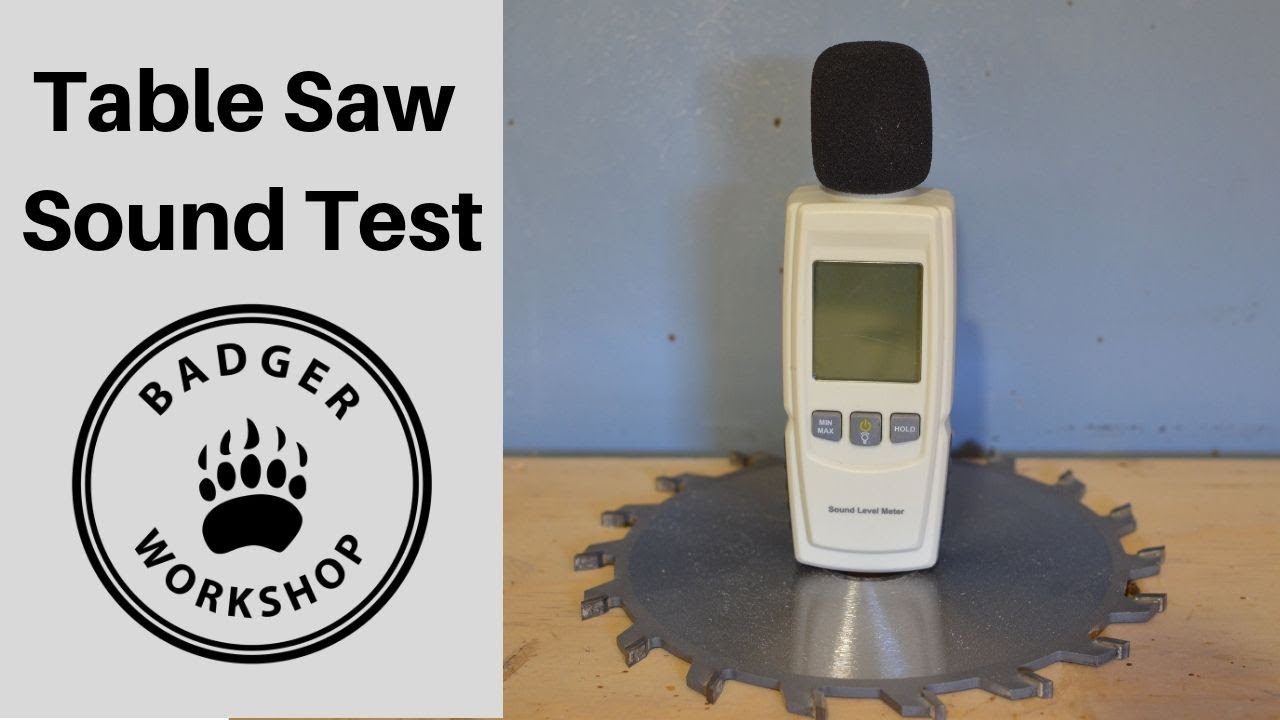 Table Saw Sound Test