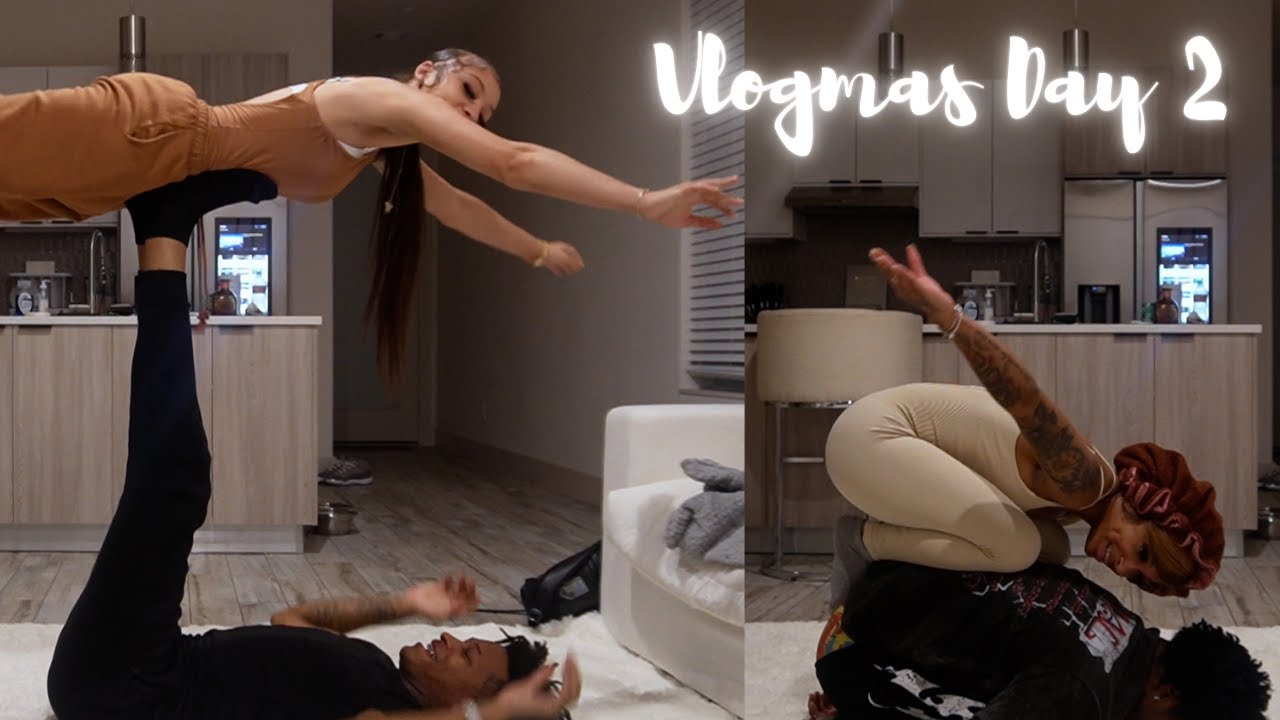 Йога-челлендж с участием Джейка, Бенета и Си | VLOGMAS, ДЕНЬ 2