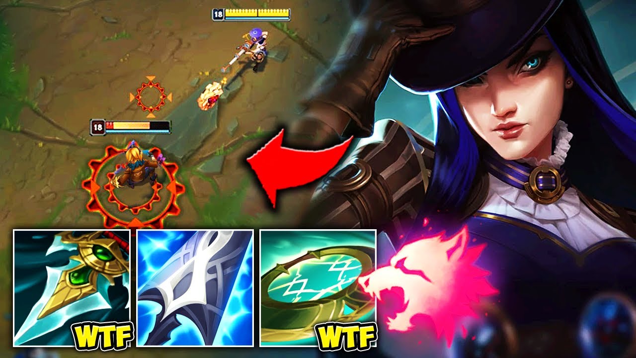 DON'T BE ALONE OR CAITLYN ULT WILL 1 SHOT YOU! (PREDATOR CAITLYN) - League of Legends