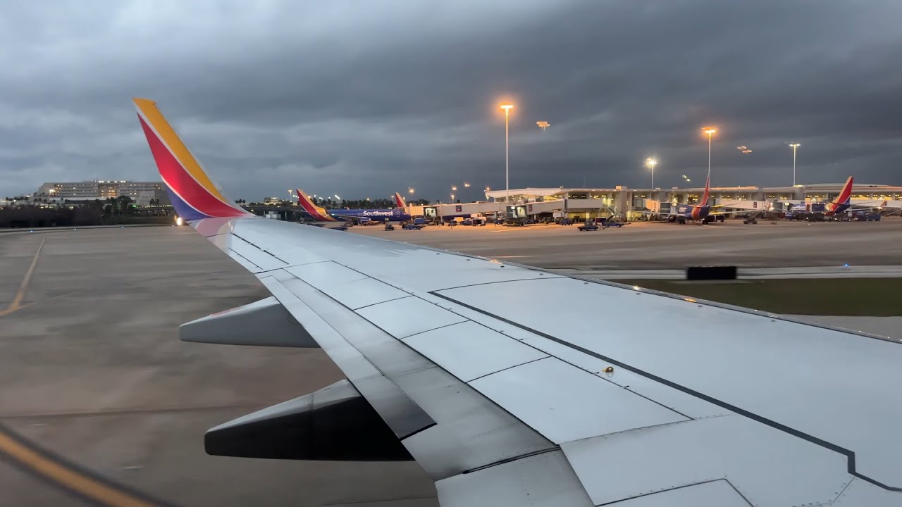 4K | Racing the storms to Orlando | WN3819 | BWI - MCO | B737 | N408WN
