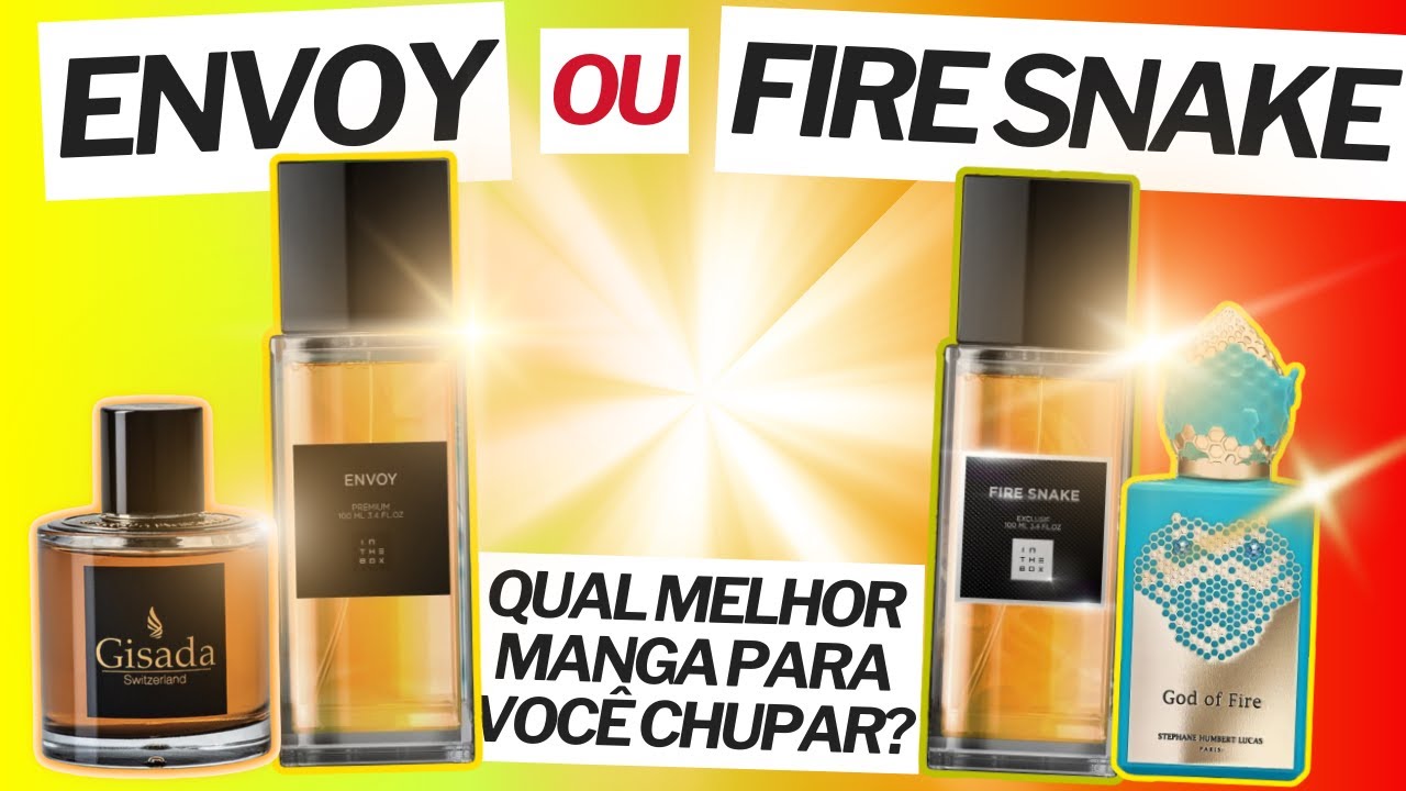 ENVOY OU FIRE SNAKE? QUAL DAS DUAS FRAGRÂNCIAS É MELHOR? #perfume #perfumorista