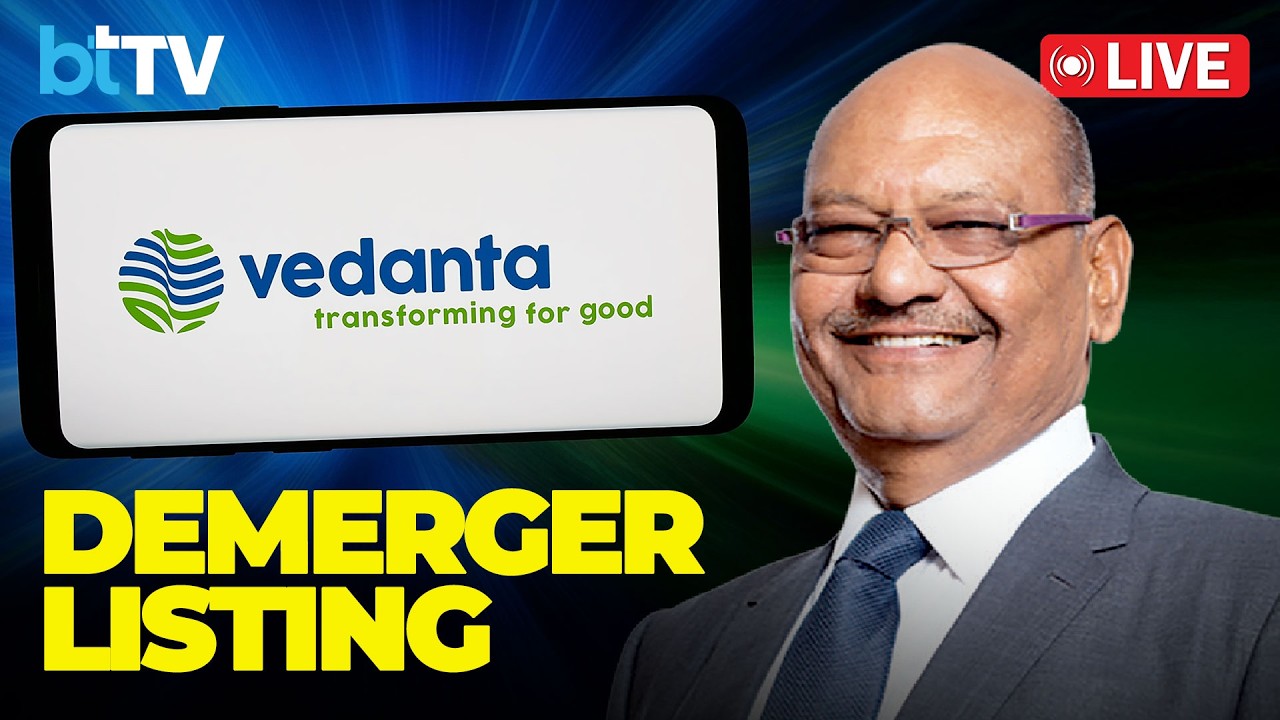 LIVE: Vedanta Demerger Listing Ceremony | VAML VOGL Power & Iron Steel Companies