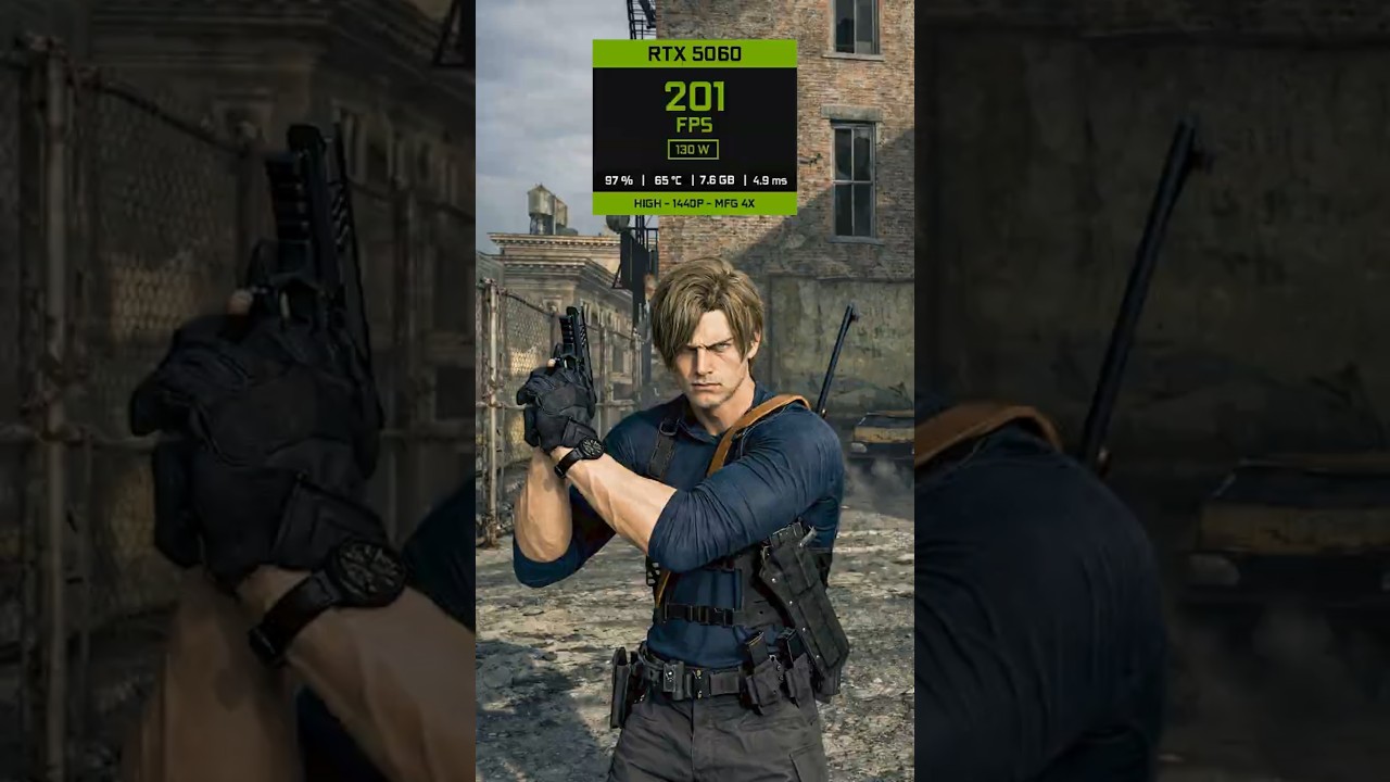 Resident Evil Requiem MFG ON vs OFF | RTX 5060 Latency Test