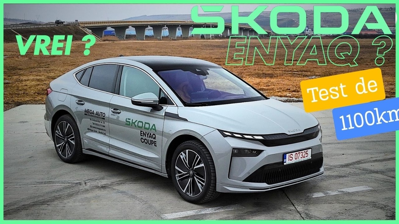 Testul de 1100 km cu #skoda  #enyaq coupe