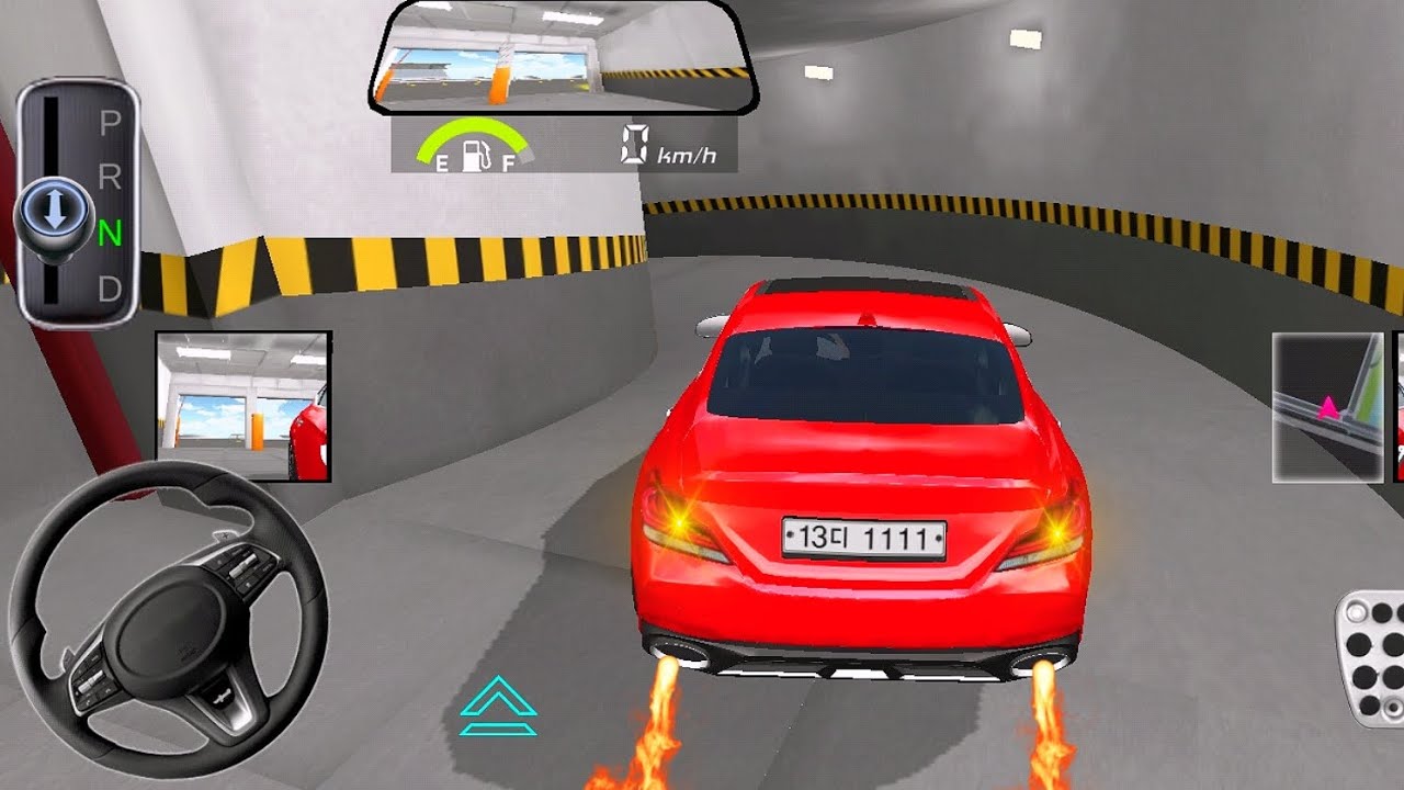 New Red Car Parking gameplay | 3D Driving class 2 | Best Android gameplay video