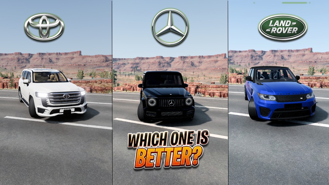 Crazy Tests!!!😱 | SUV Battle🔥 | BeamNg.Drive