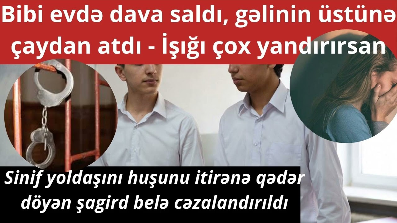 Şabranda şok hadisə: Sinif yoldaşına arxadan h&uuml;cum &ndash; ŞOK DETAL