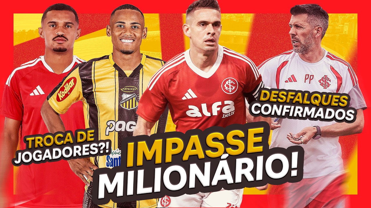 🔴⚪️ #INTER RECUSA ACORDO DE R$42 MILHÕES, NEGOCIA ZAGUEIRO E TEM DESFALQUE CONFIRMADO CONTRA O BAHIA