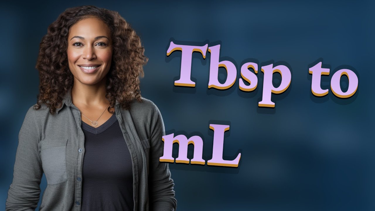What Is the Ideal Tablespoons to ML Conversion in Cooking?