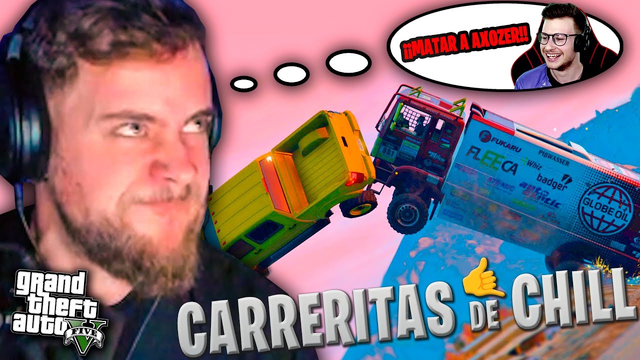 ODIO ESTE JUEGO, PERO A AXOZER MÁS 🤬🚗 CARRERAS GTAV #2 (con música de Mozart)
