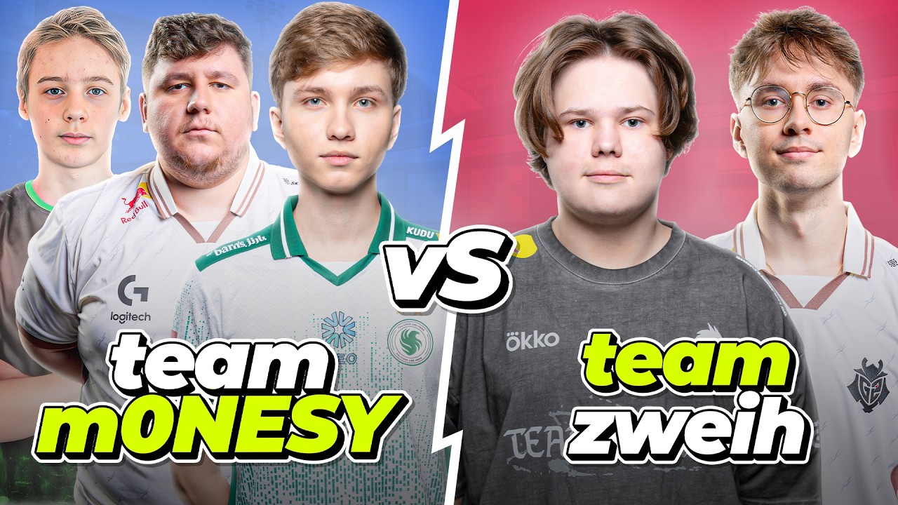 Team M0NESY vs Team ZWEIH on FACEIT with Utility Guide, Multi POV & Voice Comms (Train)
