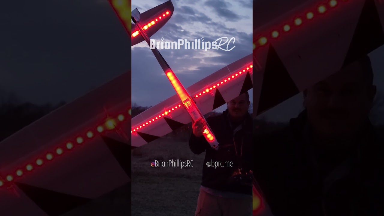 bprc.me | 2m Conscendo with LED's #rc #aviation #airplane