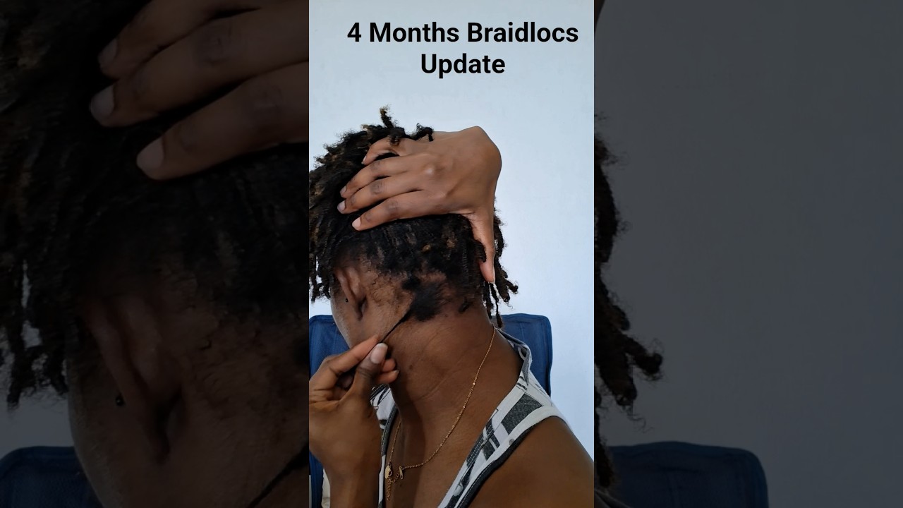 ✨4 Months Braidlocs Update | Patience + Progress ✨ #braidlocs
