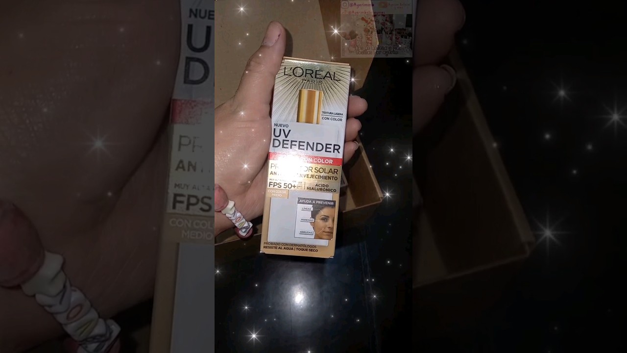 UV Defender Fluido con color de L'Or&eacute;al, sirve como #ProtectorSolar, quita manchas, arrugas y m&aacute;s