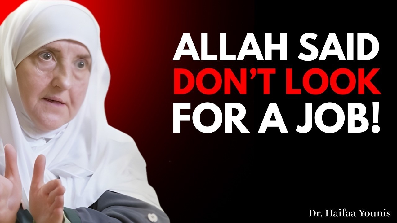 Stop Stressing About Jobs — Allah Has a Bigger Plan for You | Dr. Haifaa Younis Powerful Reminder