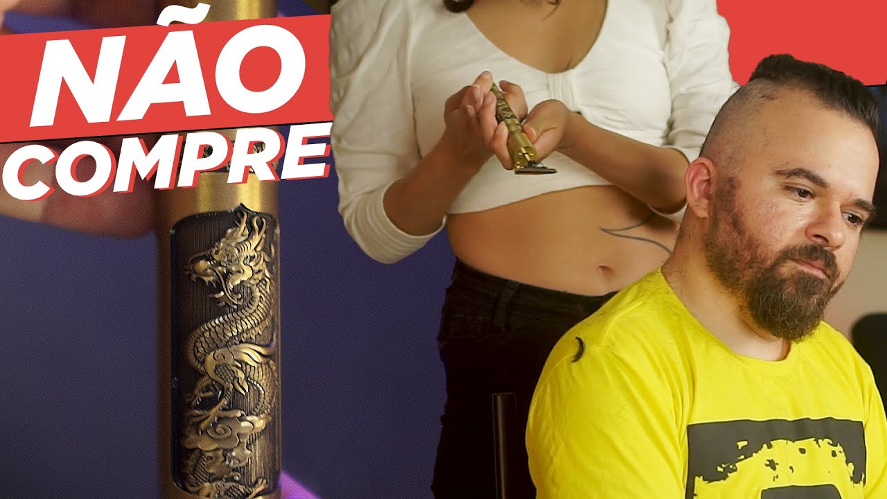 Hair Trimmer Maquina de Cortar Cabelo e Barbeador do Dragão - Não compre por R$300 Unboxing E Review