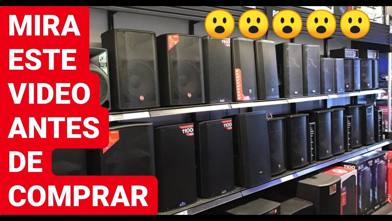 🔊▶Que ALTAVOZ COMPRAR para HOGAR y Uso PROFESIONAL📀 [GUIA DEFINITIVA 2024!] Parte 001!!!
