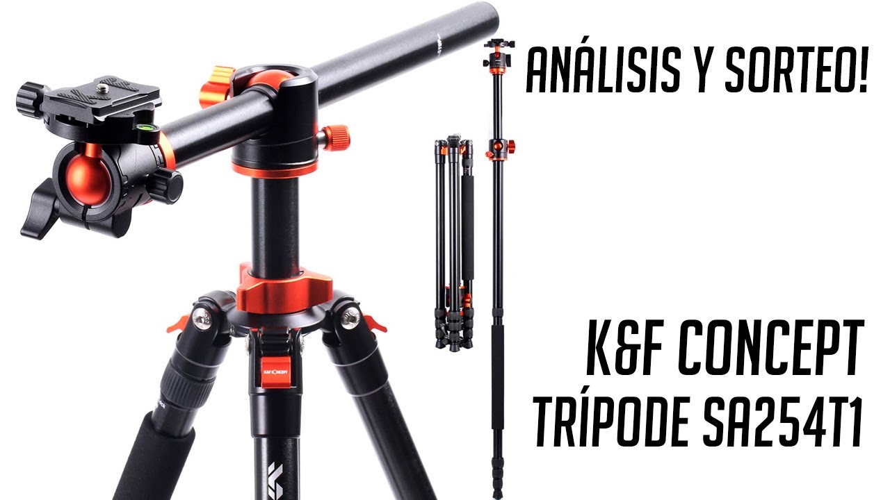 ➡📸An&aacute;lisis y SORTEO del tr&iacute;pode K&F Concept SA254T1
