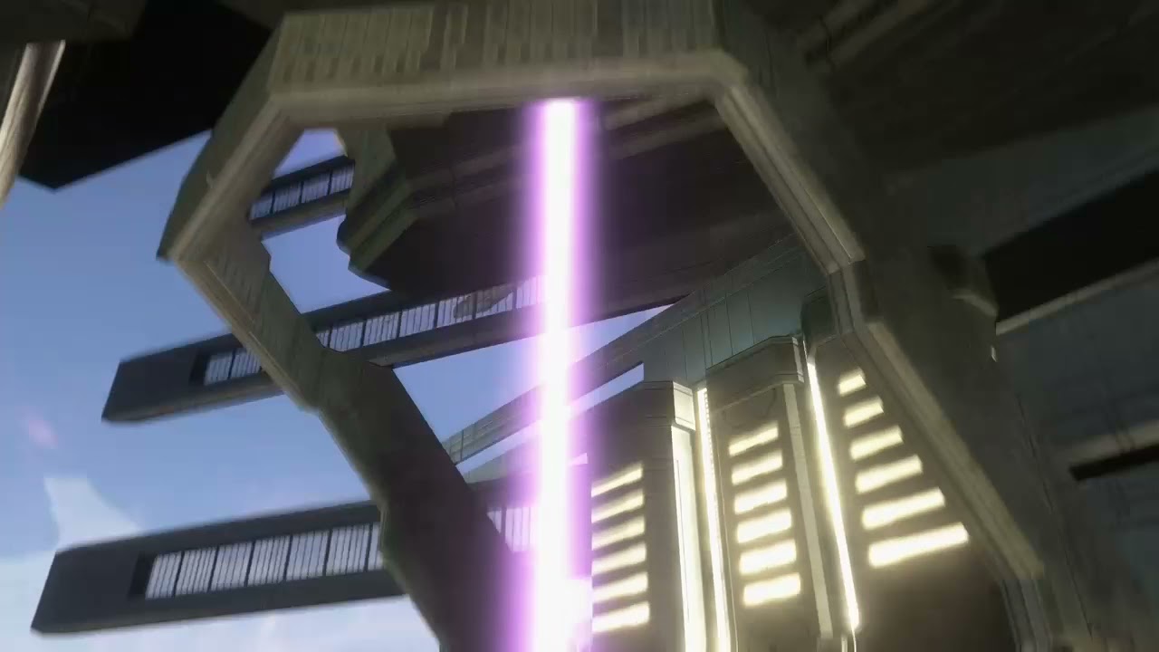 Halo 3: Purple beam