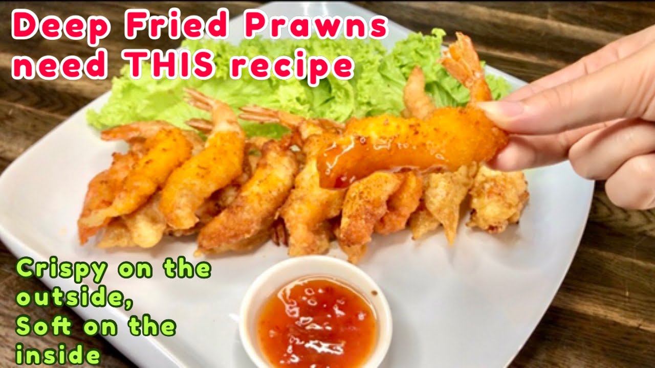 Irresistible Crispy Deep Fried Prawns Recipe | fun & tasty snack that will make you want more