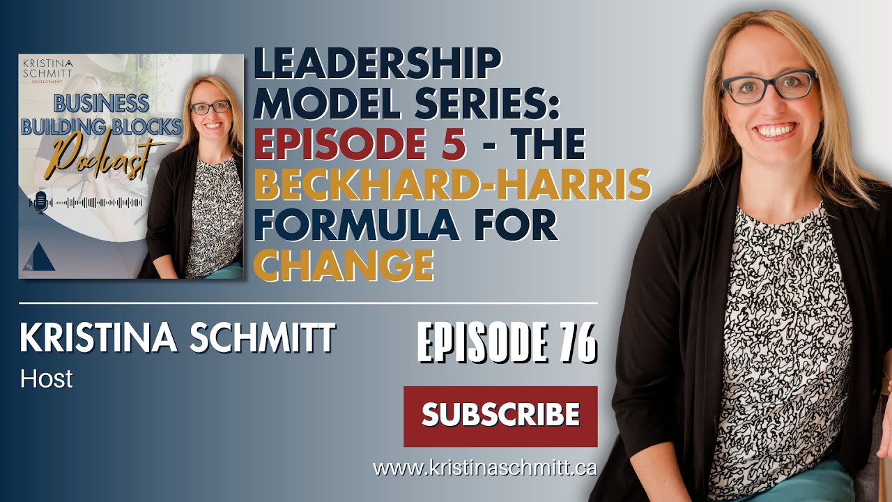 Episode 5 - Leading Change with the Beckhard-Harris Formula | Kristina Schmitt Development