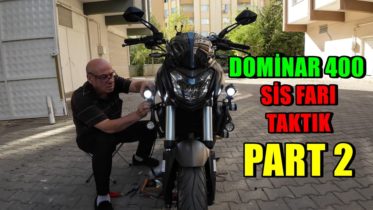PART 2 | DOMİNAR 400 E SİS FARI TAKTIM | KNMASTER SİS FARI MONTAJI