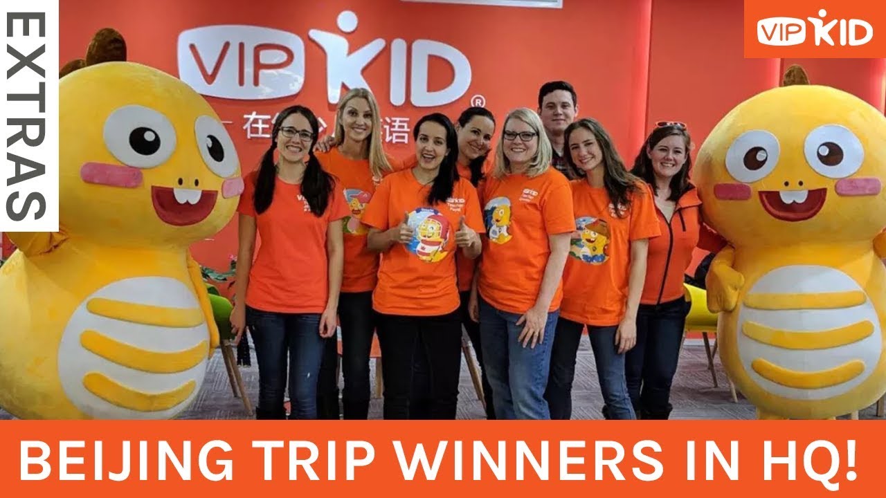 The Beijing Trip Winners come to the VIPKid China HQ!