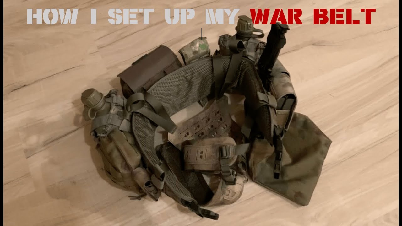 PREPPER GEAR: How I Set Up my War Belt for SHTF