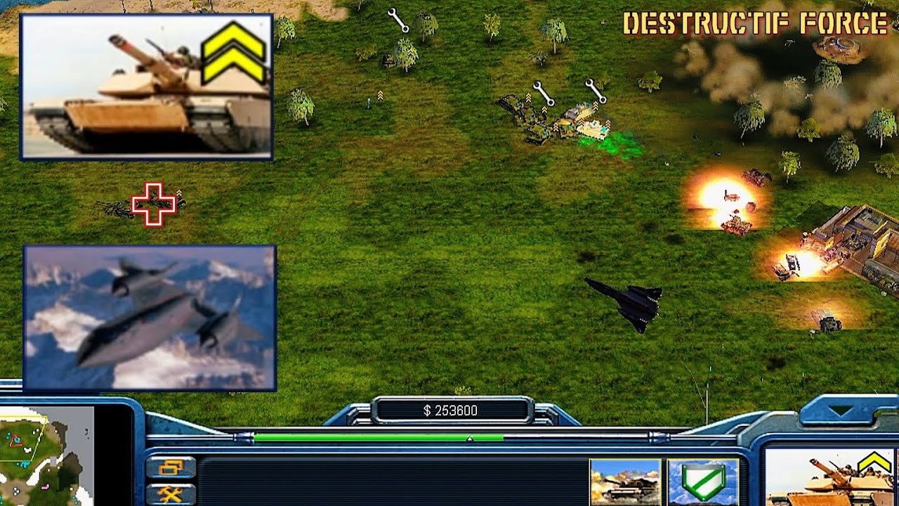 USA Assault Vs 2 GLA Stealth_Hard - C&C Generals Zero Hour Destructif Force