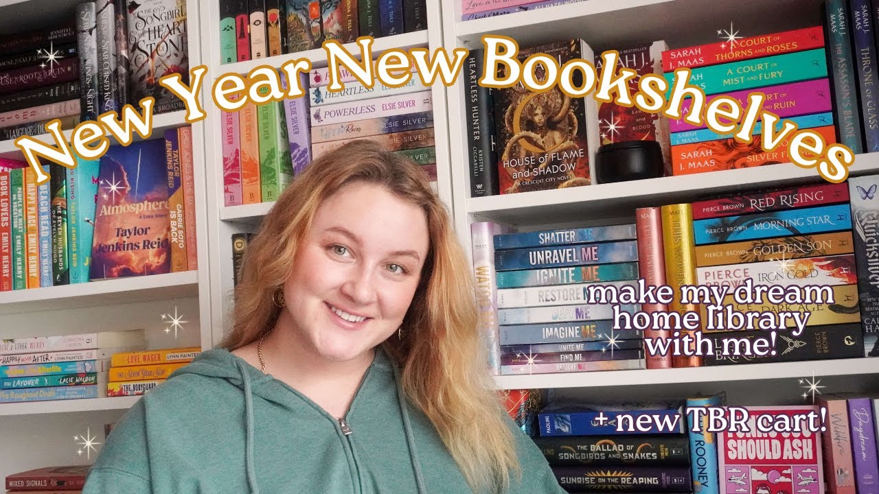 New Year Bookish Reset: Reorganizing My Bookshelves + TBR Cart ✨🦉