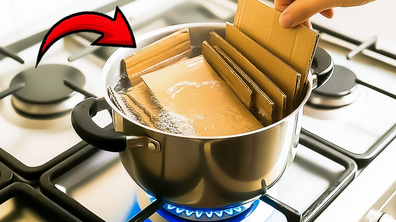 Не выбрасывайте картон! Сварите его и заработайте кучу денег | Creation Invention