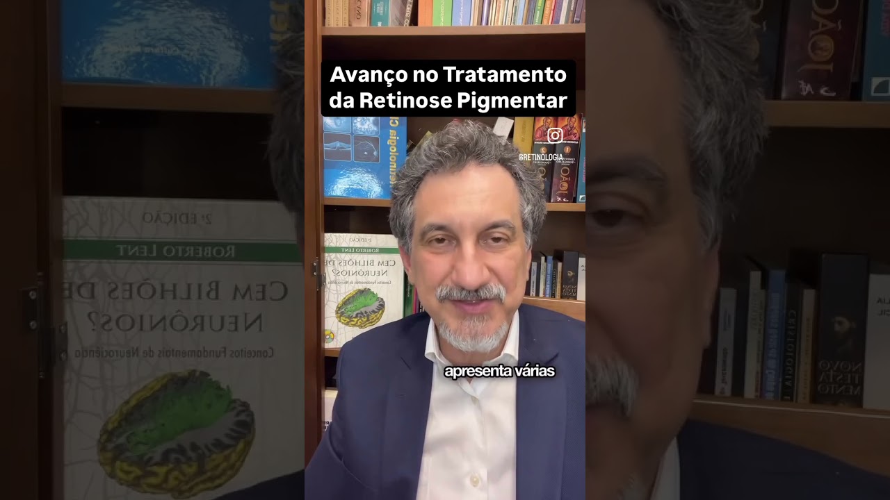 Novo tratamento para retinose pigmentar.Resultados iniciais. #retina #retinosepigmentar