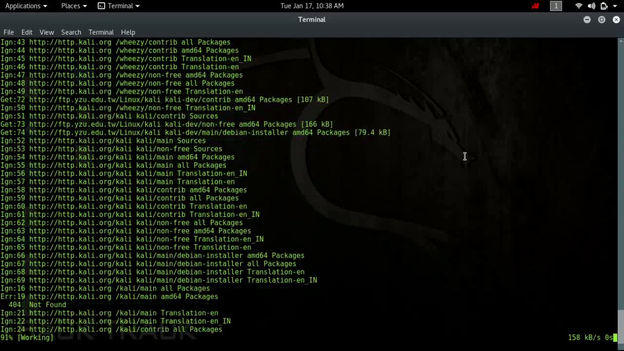 'E:UNABLE TO LOACTE PACKAGE' KALI LINUX ERROR FIXED.