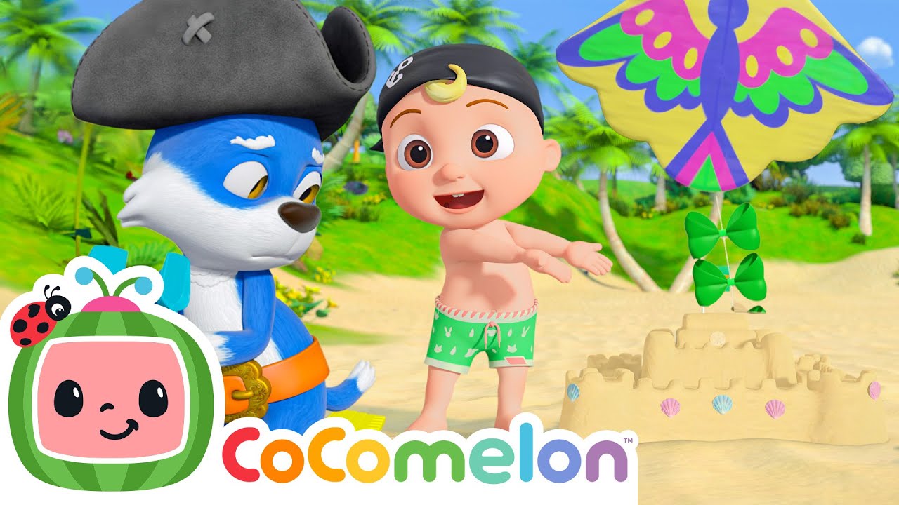 JJ's Builds A Sandcastle 🏰 Beach Song 🏖️ CoComelon JJ's Animal Time | Animal Songs