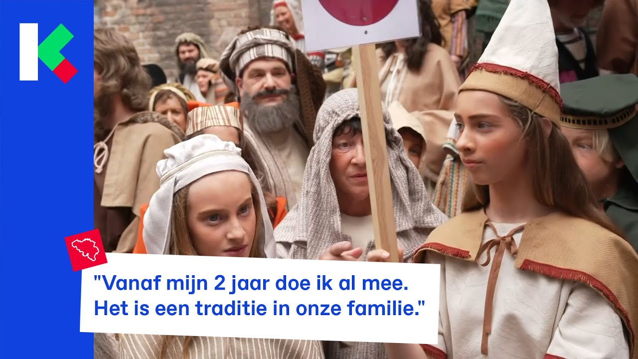 45.000 mensen kijken naar de Heilig Bloedprocessie in Brugge