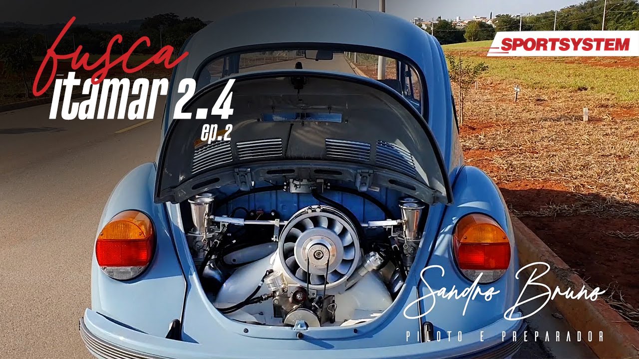 FUSCA ITAMAR 2.4 | O MOTOR FICOU LINDO