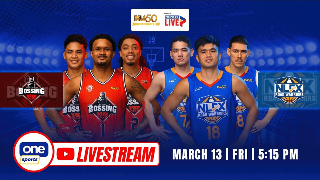 LIVE: BLACKWATER vs NLEX | PBA 50 COMMISSIONER’S CUP | MARCH 13, 2026