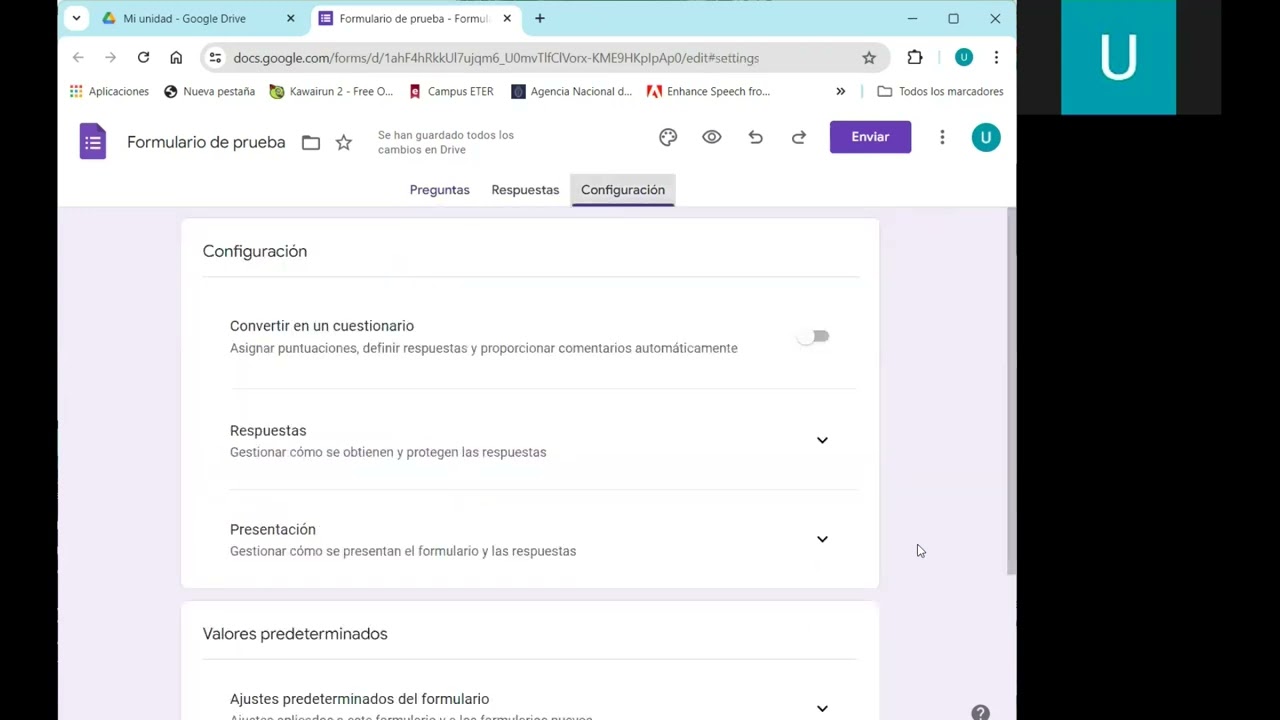 Primeros Pasos con Formularios de Google: Creación y Ajustes