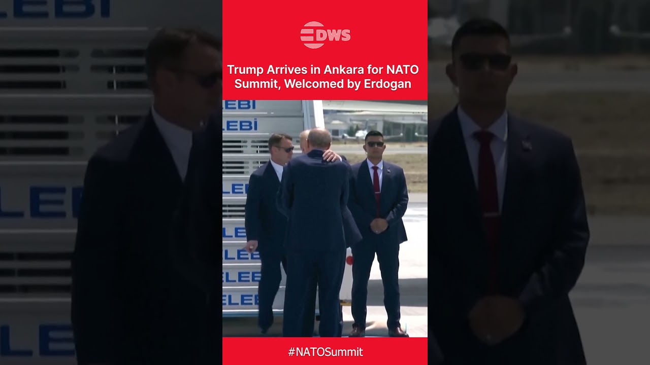 WATCH: Donald Trump Lands in Turkey for High-Stakes NATO Summit | DWS News | AC1C
