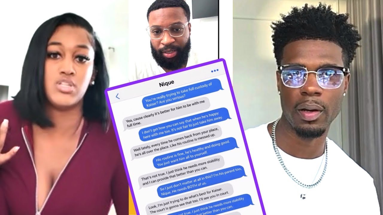 King EXP0SE Private Text After Nique Accuse Him of Abandoning Kaiser😳King Fire Back at Her Parenting