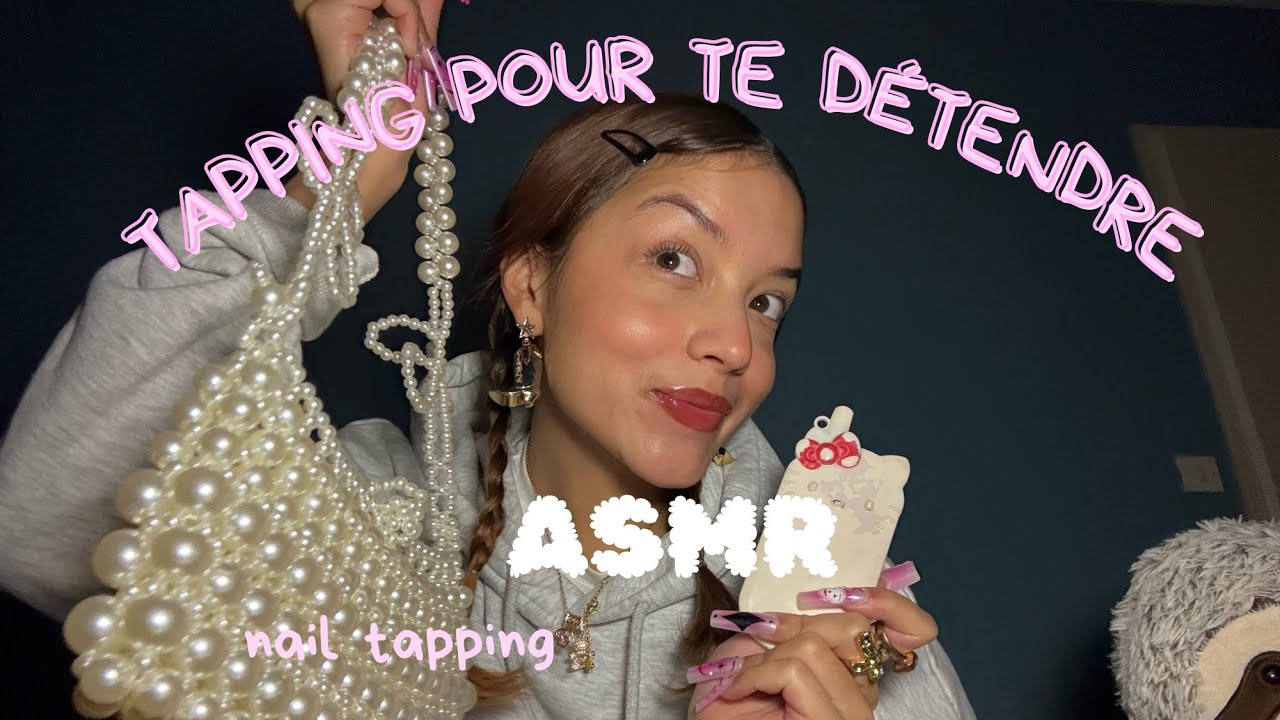 ASMR tapping on random objects (relaxing sounds)