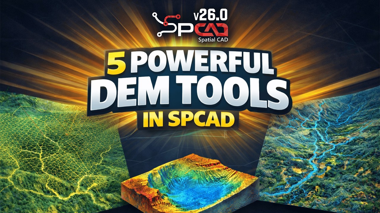 Advanced Terrain Analysis in BricsCAD: 5 Essential DEM Tools in SPCAD
