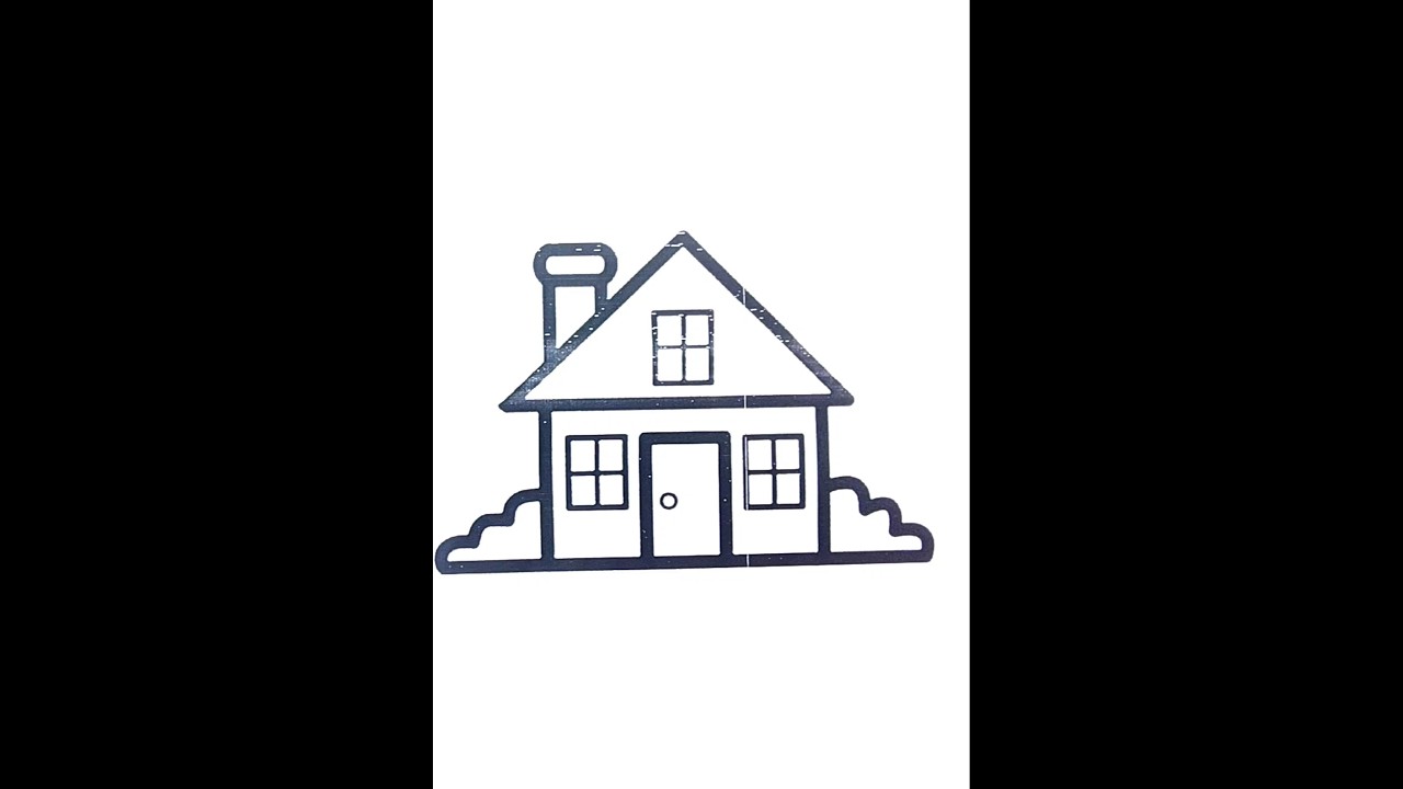 🏠 house drawing Coloring