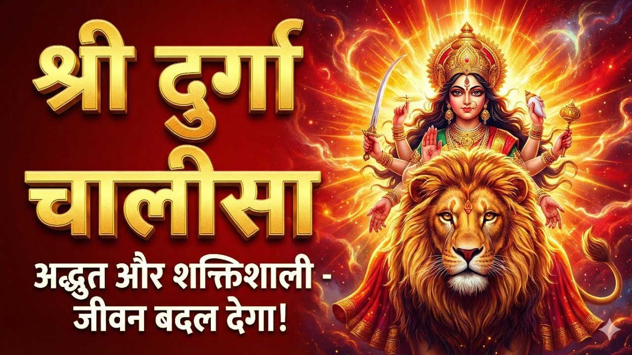 श्री दुर्गा चालीसा 🕉️ | Shree Durga Chalisa | Namo Namo Durge Sukh Karni 🌺2026